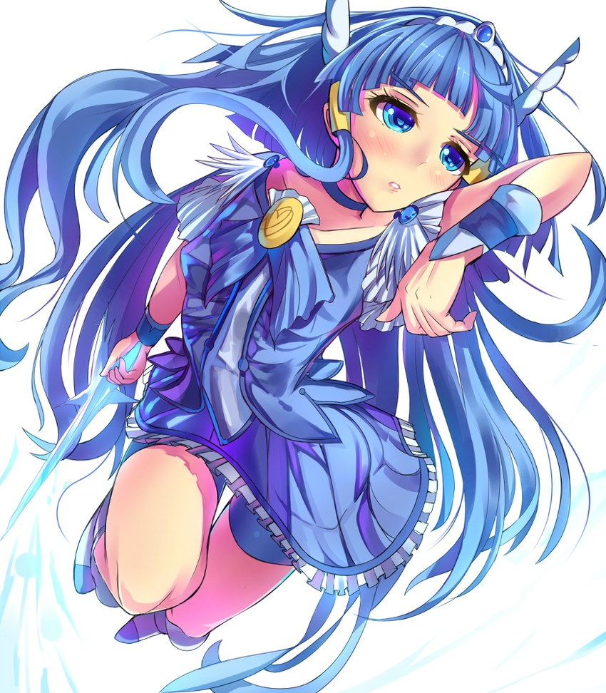 aoki reika and cure beauty (precure and 1 more) drawn by daito