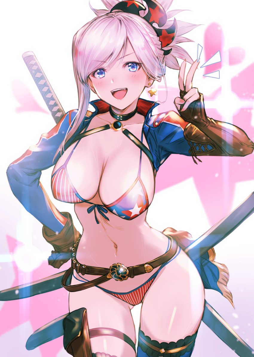 miyamoto musashi (fate and 1 more) drawn by koto_suomi