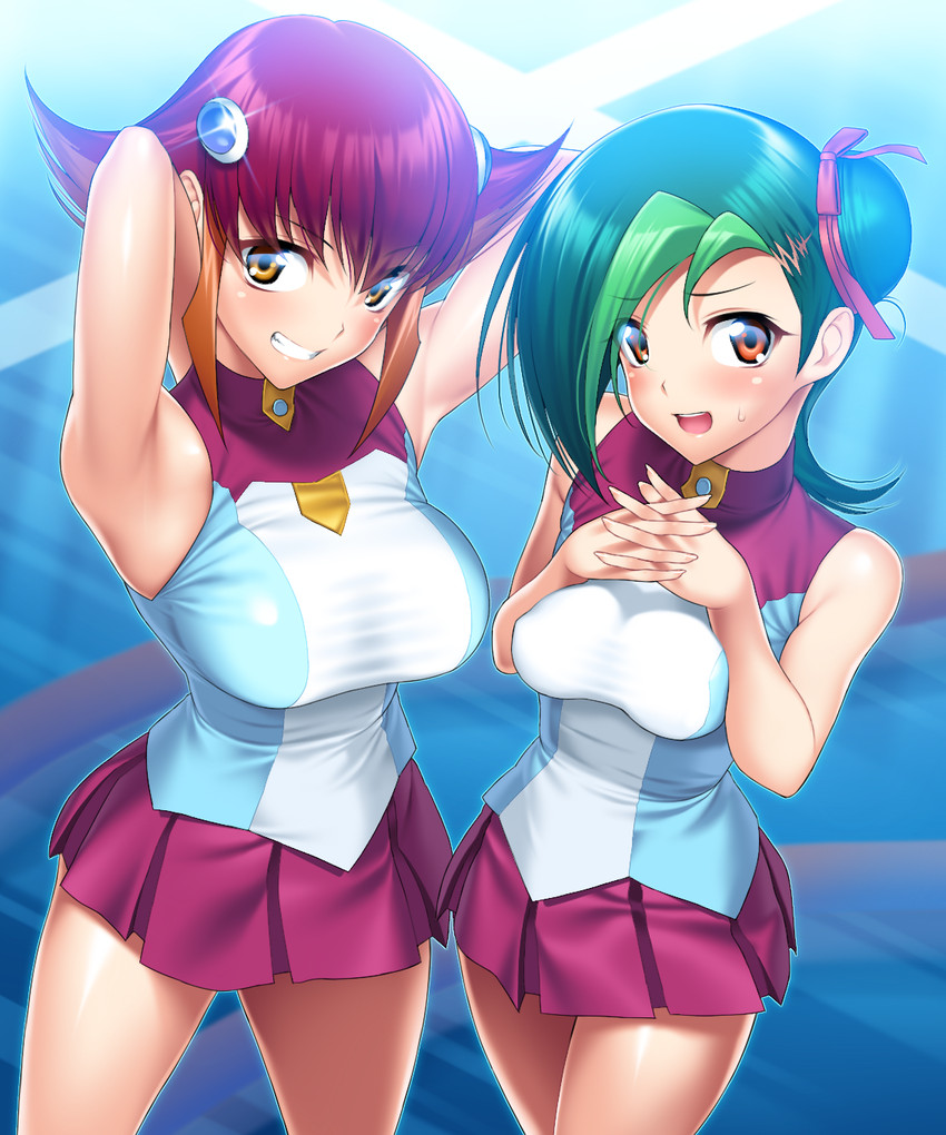 mizuki kotori and kouzuki anna (yu-gi-oh! and 1 more) drawn by suzume_inui