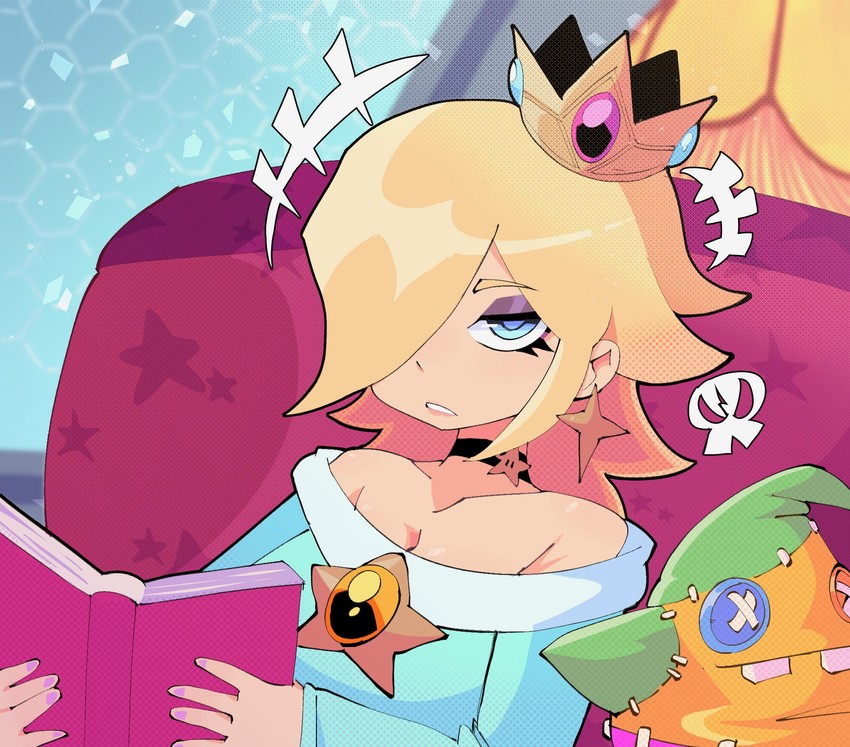 rosalina and rabbid luma (mario and 2 more) drawn by jiansketch