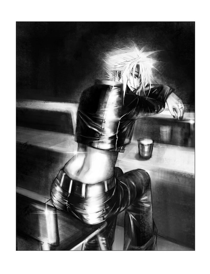 cloud strife (final fantasy and 1 more) drawn by wadanoki1st