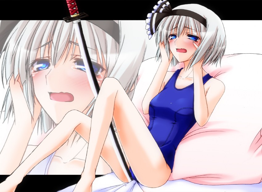 konpaku youmu (touhou) drawn by hazuki_kasane