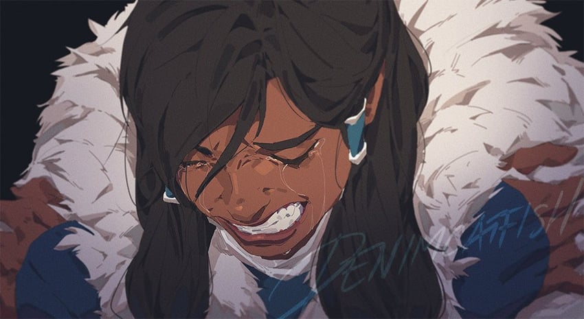 korra (avatar legends and 1 more) drawn by denimcatfish