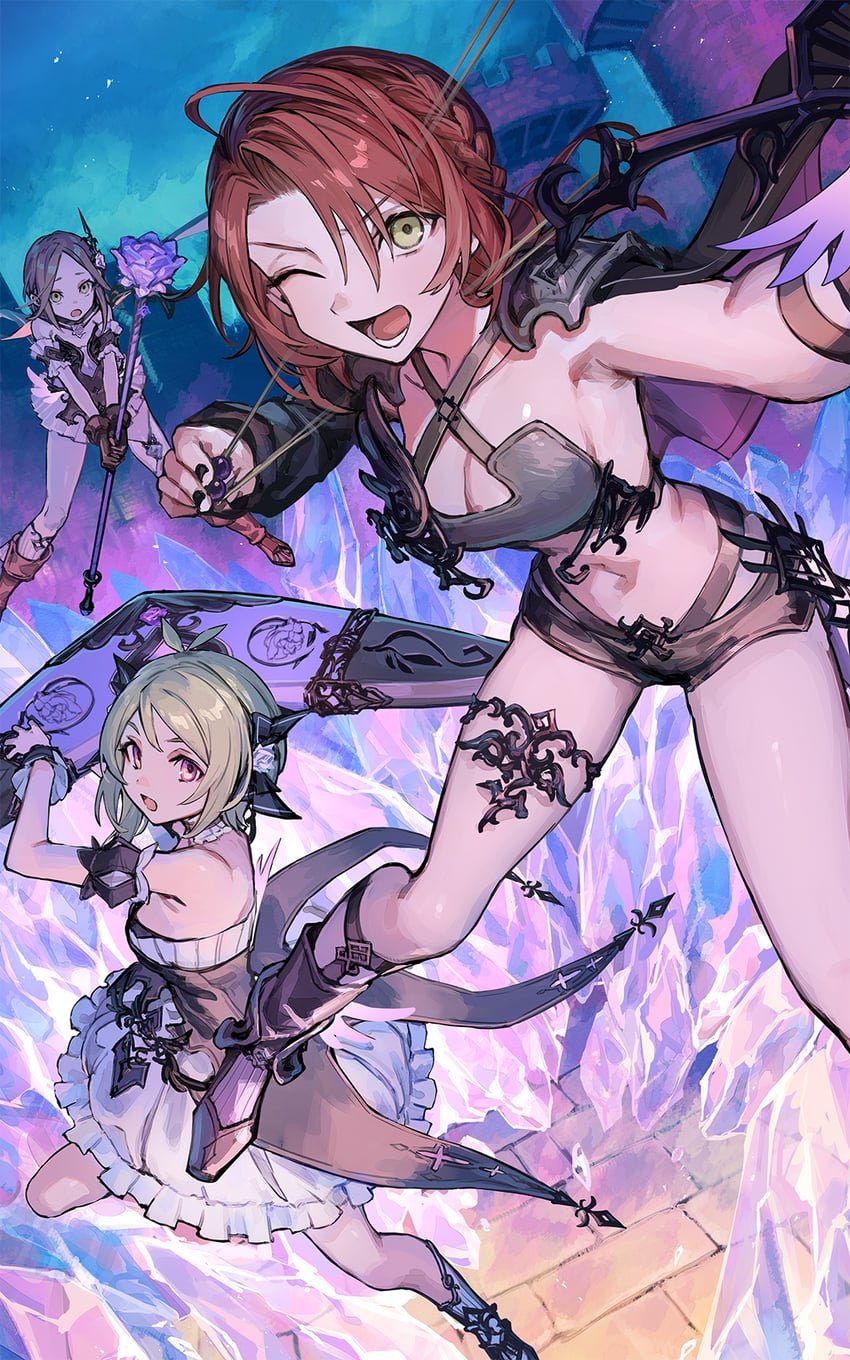 firis mistlud, heidi, and flocke cerha (atelier and 2 more) drawn by mephisto_(angraecum)
