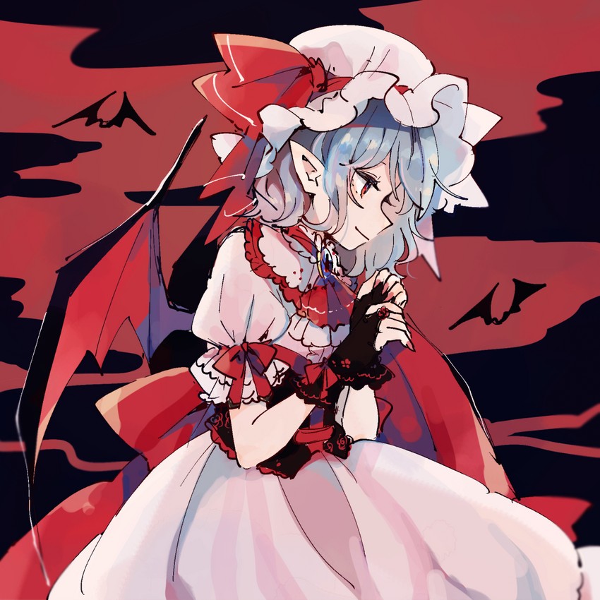 remilia scarlet (touhou) drawn by mozukuzu_(manukedori)