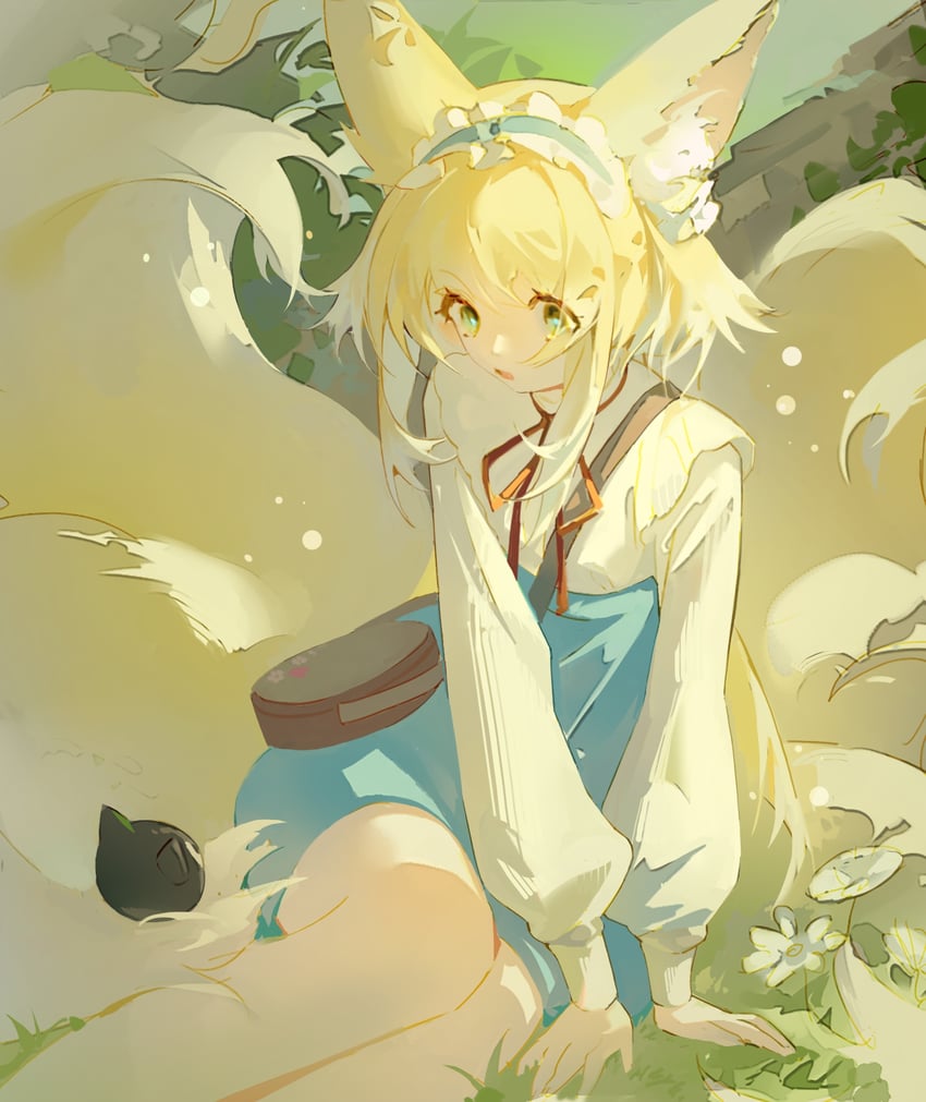 suzuran and luo xiaohei (arknights and 1 more) drawn by baofandxy