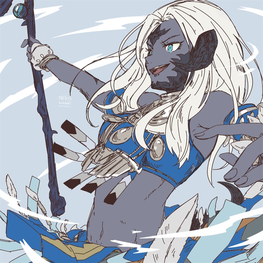 sadu dotharl (final fantasy and 1 more) drawn by lili_mdoki
