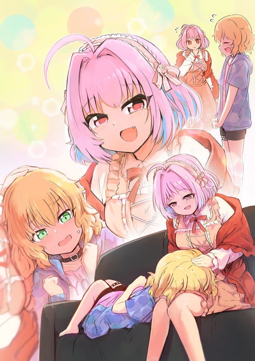 yumemi riamu and sakurai momoka (idolmaster and 1 more) drawn by icarus_(2010741)