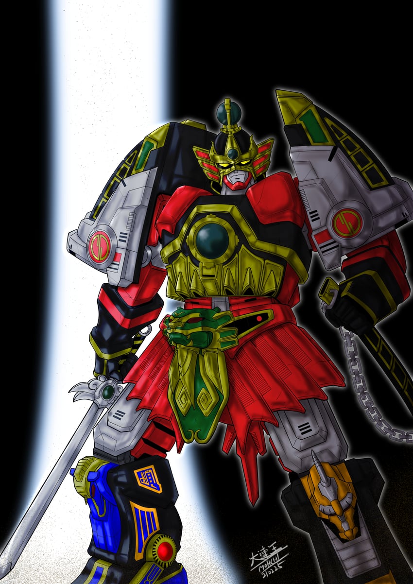 dairenoh (super sentai and 1 more) drawn by scottmohechi