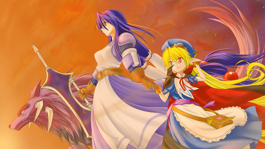 marivel armitage, anastasia valeria, and luceid (wild arms and 1 more) drawn by nonda