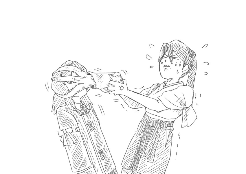 ryuujou and houshou (kantai collection) drawn by nantoka_maru