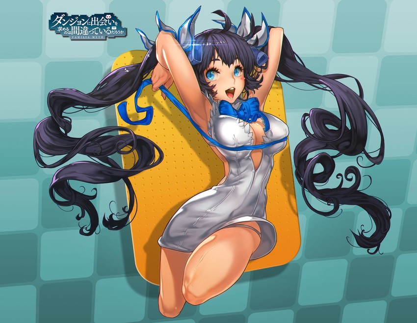 hestia (dungeon ni deai wo motomeru no wa machigatteiru darou ka) drawn by foocon