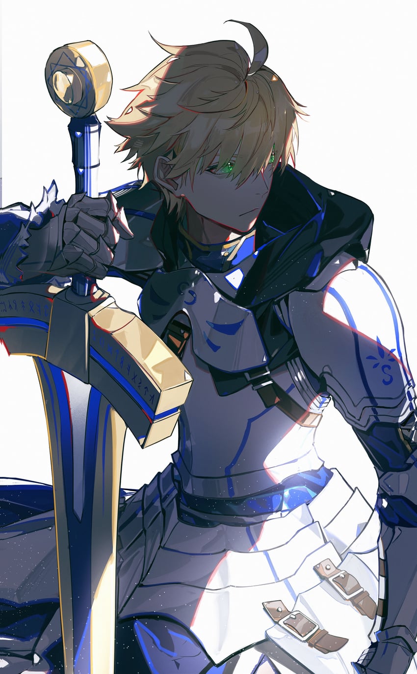 arthur pendragon (fate and 1 more) drawn by k7_(kk7_000)