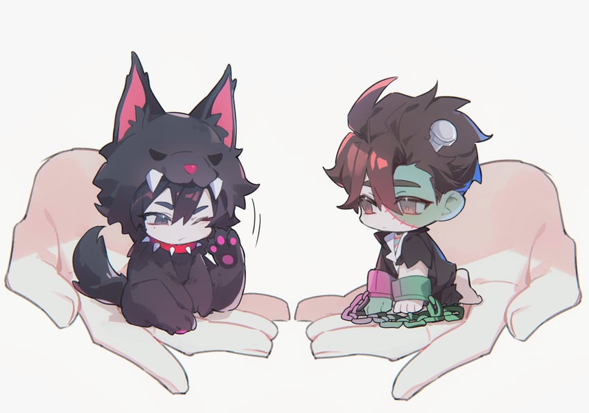 han do-yoon and lee gyu-hyuk (buried stars) drawn by yusa_(yusa0751)