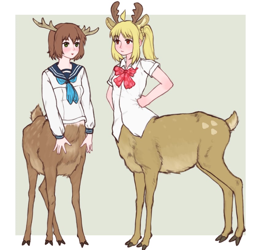 ijichi nijika and shikanoko noko (bocchi the rock! and 1 more) drawn by 10tile