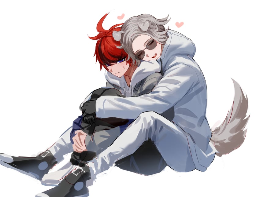 aotsuki eito and sumino takumi (the hundred line -last defense academy-) drawn by fug_uai