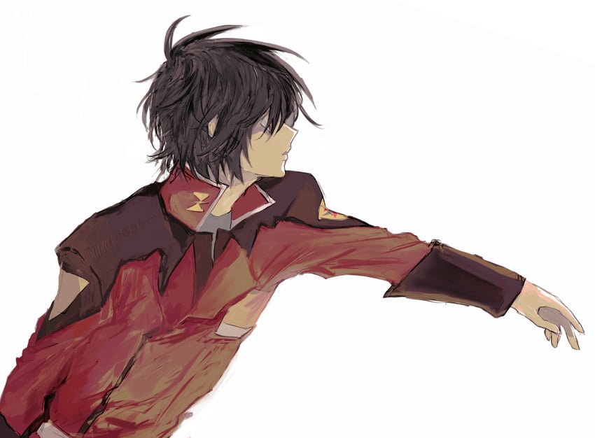 shinn asuka (gundam and 2 more) drawn by she_(morianosu)
