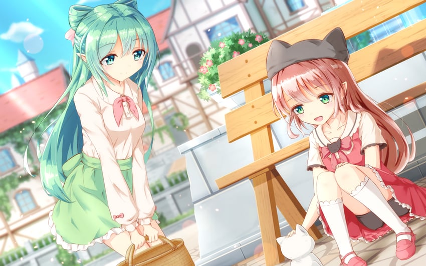 irina bondarchuk and cecile leica engel berglund (iris mysteria!) drawn by harutsuge_yumemi