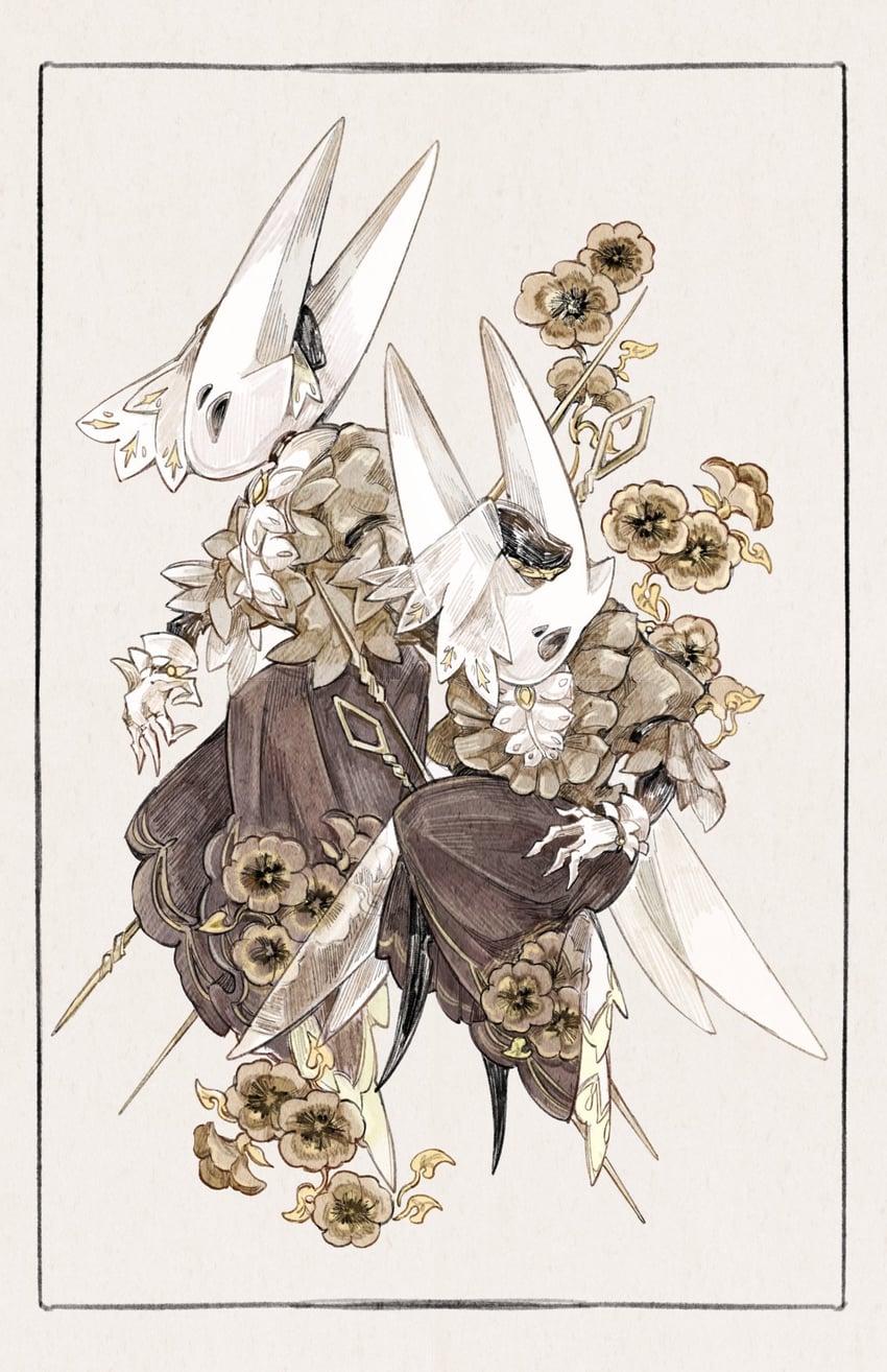 original and 1 more drawn by fioco_virus
