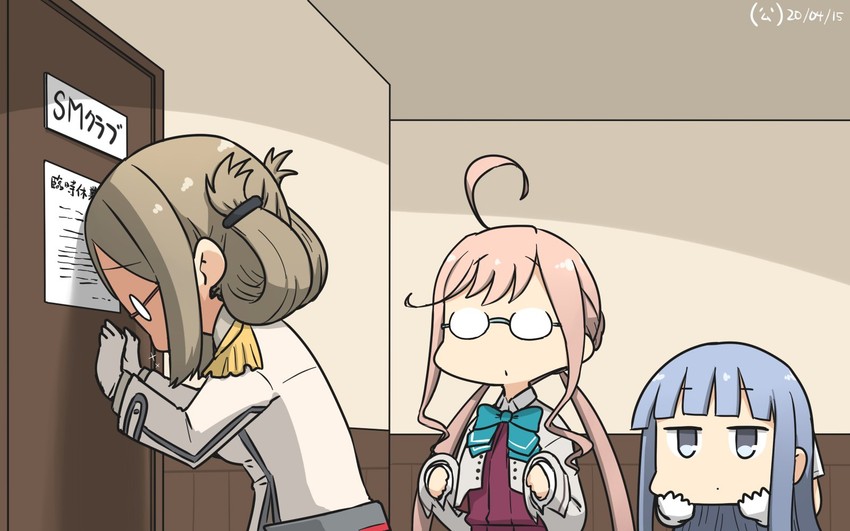 makigumo, katori, hatsukaze, and makigumo kai ni (kantai collection) drawn by hamu_koutarou