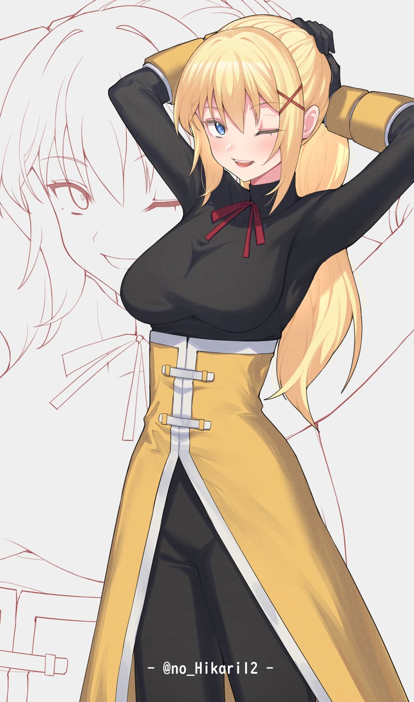 darkness (kono subarashii sekai ni shukufuku wo!) drawn by ai-nohikari