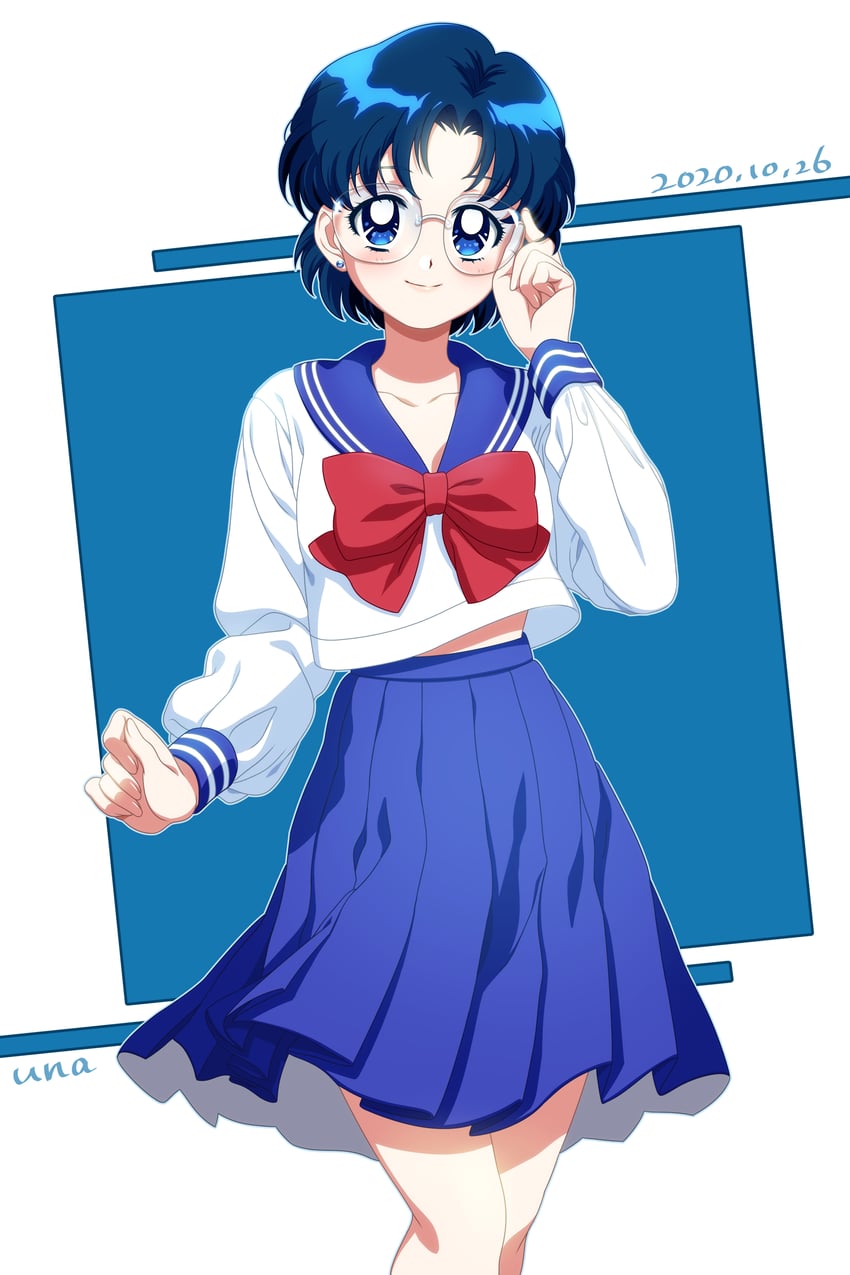 mizuno ami (bishoujo senshi sailor moon) drawn by nagisa_iwa