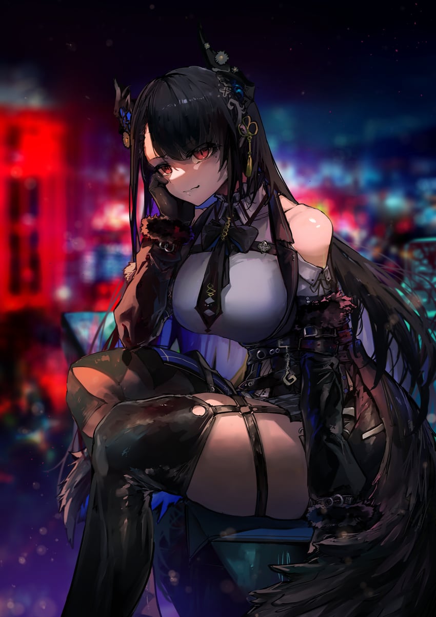 nerissa ravencroft (hololive and 1 more) drawn by vyragami