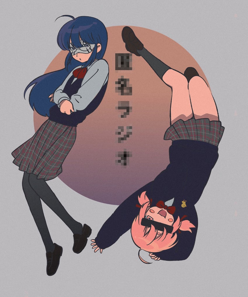 aruko okara and zanko (indie virtual youtuber and 1 more) drawn by ima_(akg13194453)