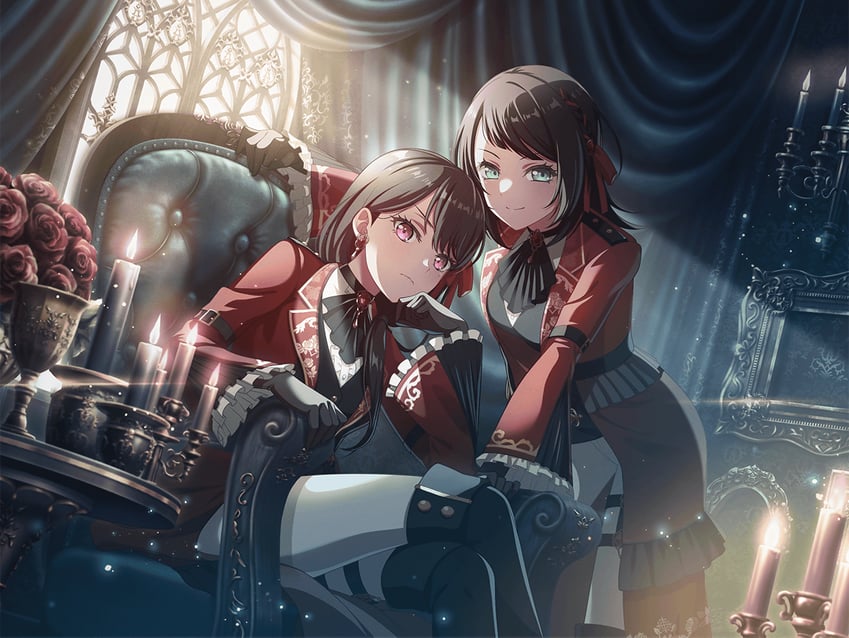 shiina taki and yahata umiri (bang dream! and 1 more)