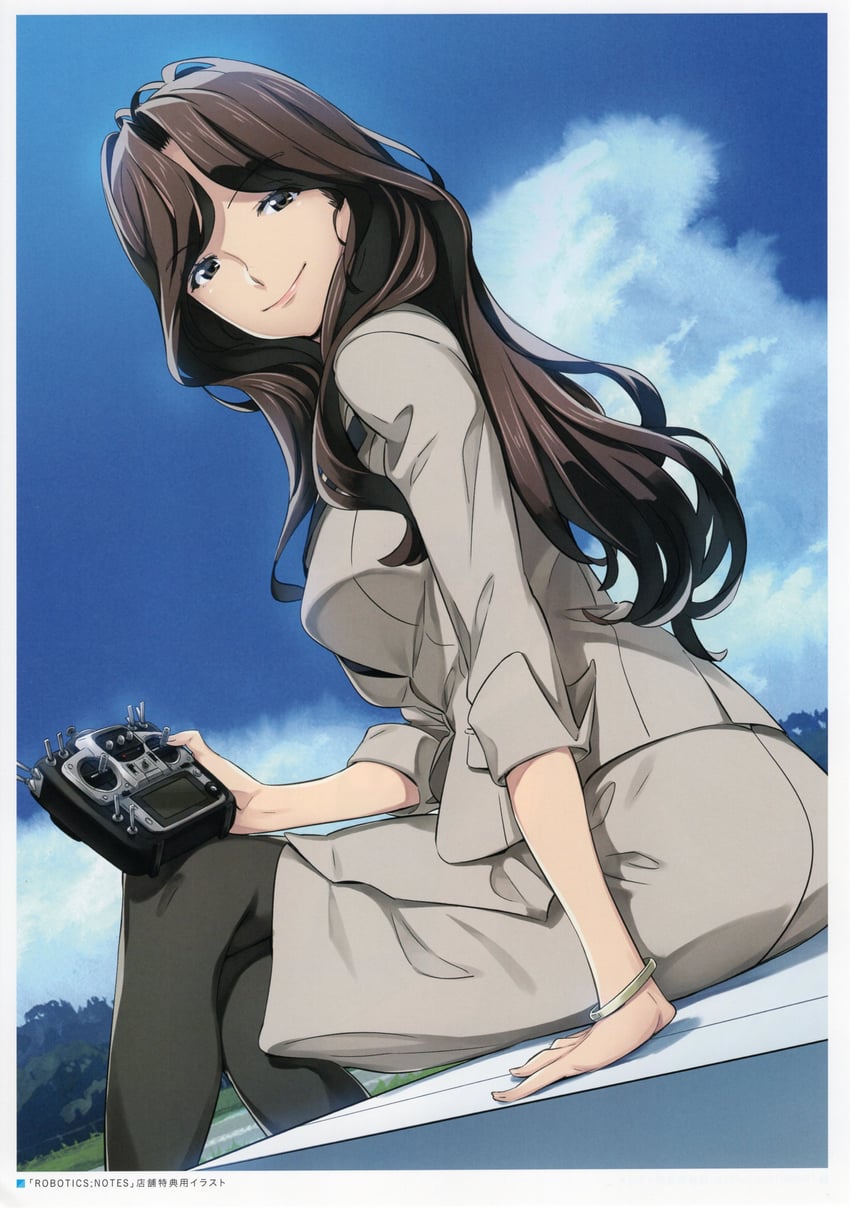 senomiya misaki (science adventure and 1 more) drawn by fukuda_tomonori