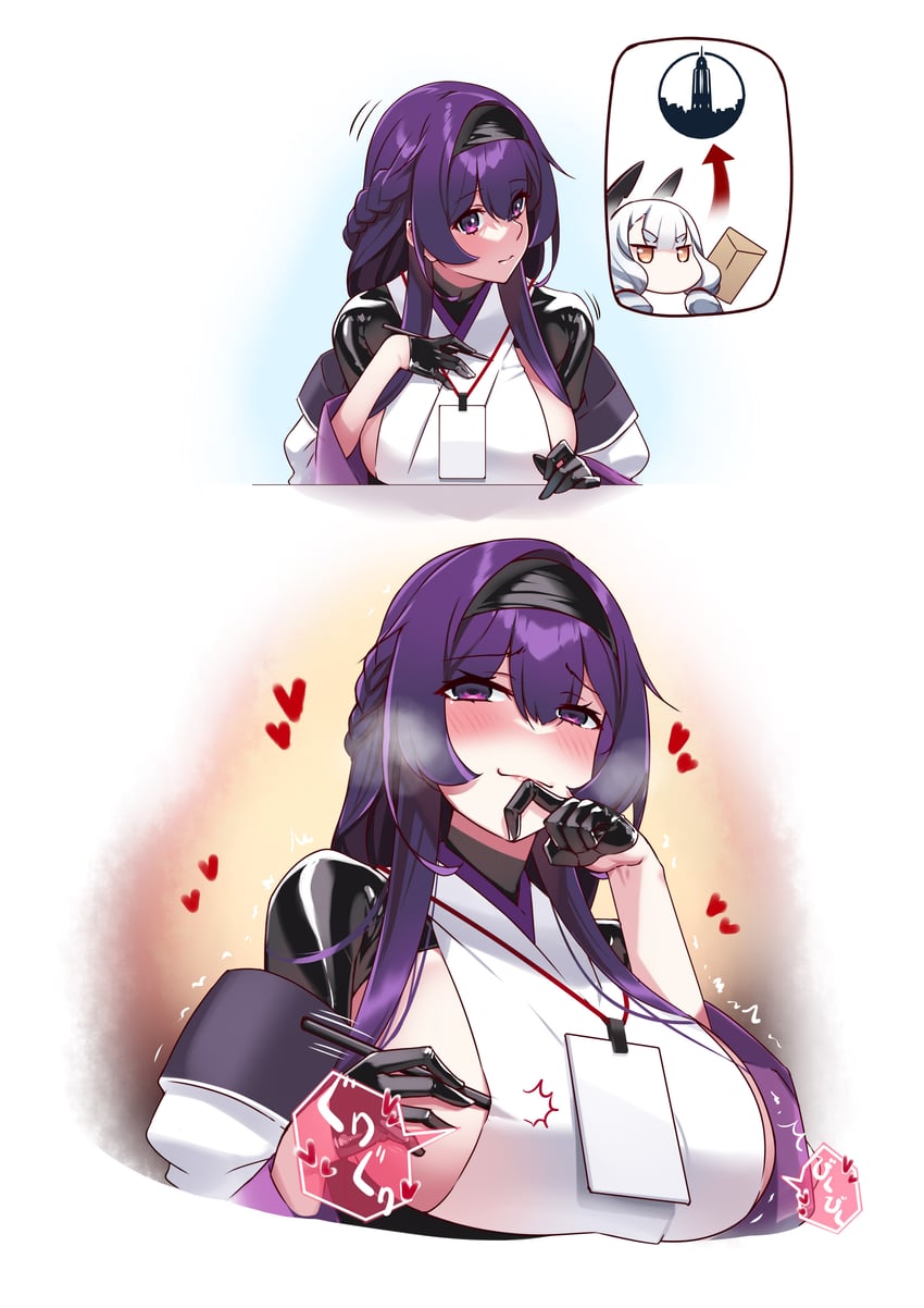 murakumo and hie (original and 1 more) drawn by hiememiko
