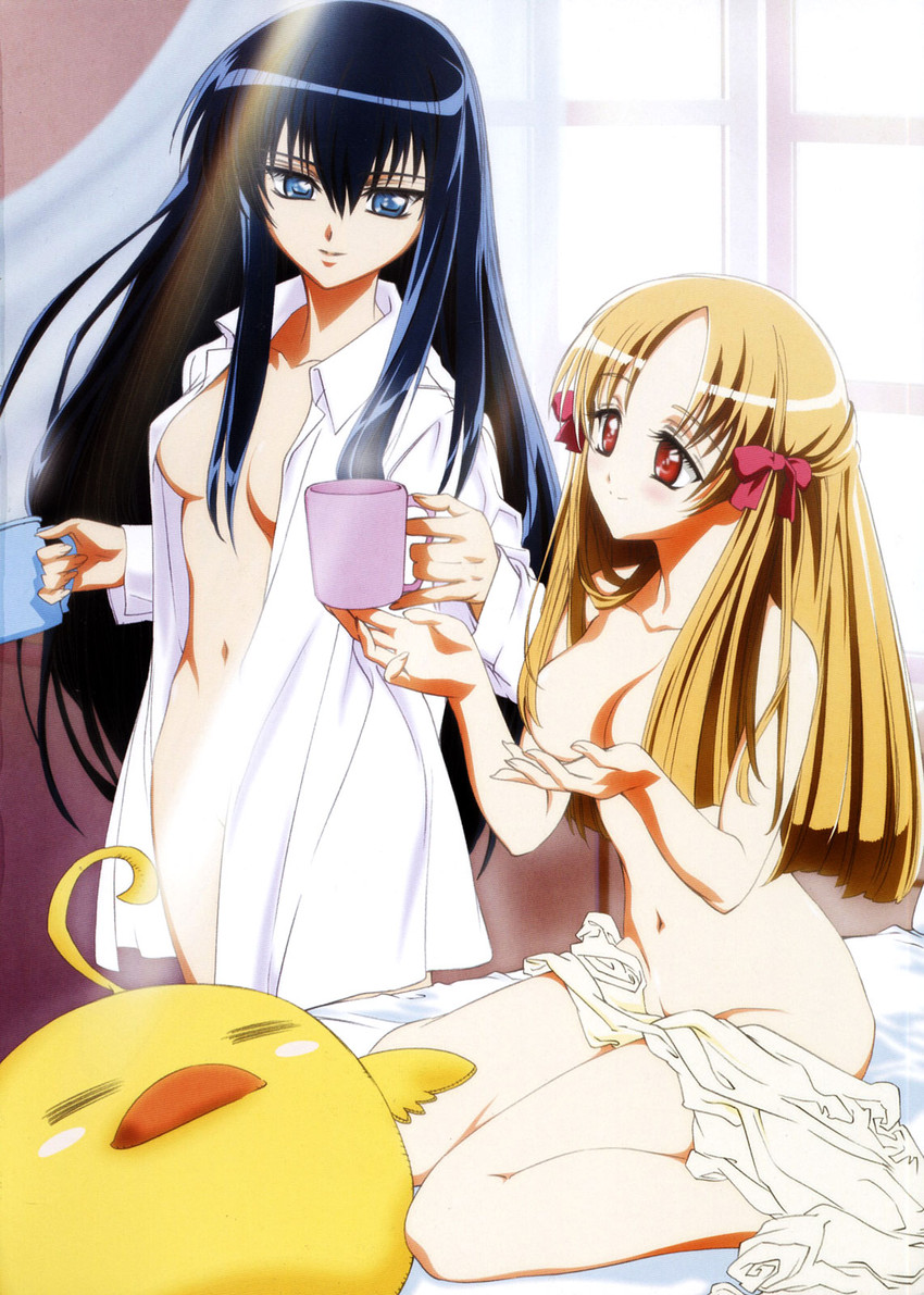 azuma hazuki, azuma hatsumi, and ken-chan (megami magazine and 1 more) drawn by nishida_asako