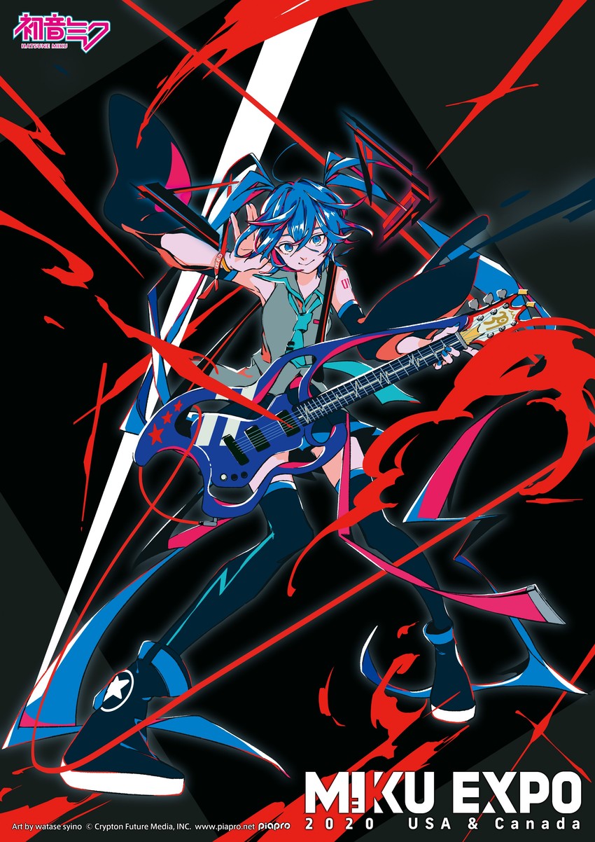 hatsune miku (vocaloid and 1 more) drawn by non7