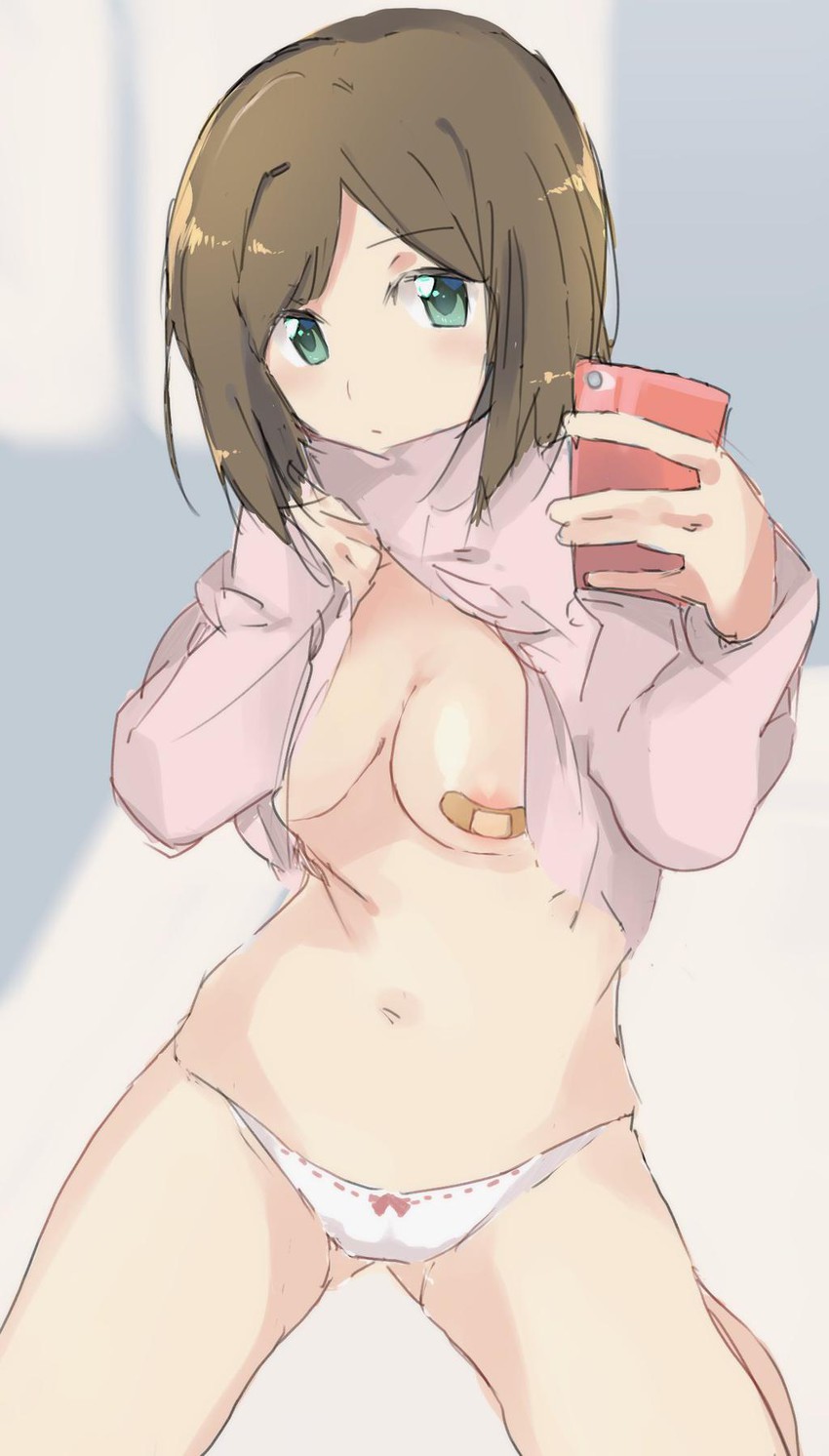 maekawa miku (idolmaster and 1 more) drawn by heigani