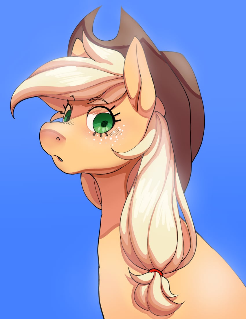 applejack (my little pony and 1 more) drawn by kokodebear