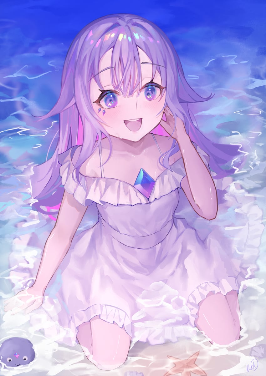 koseki bijou and pebble (hololive and 1 more) drawn by uoca