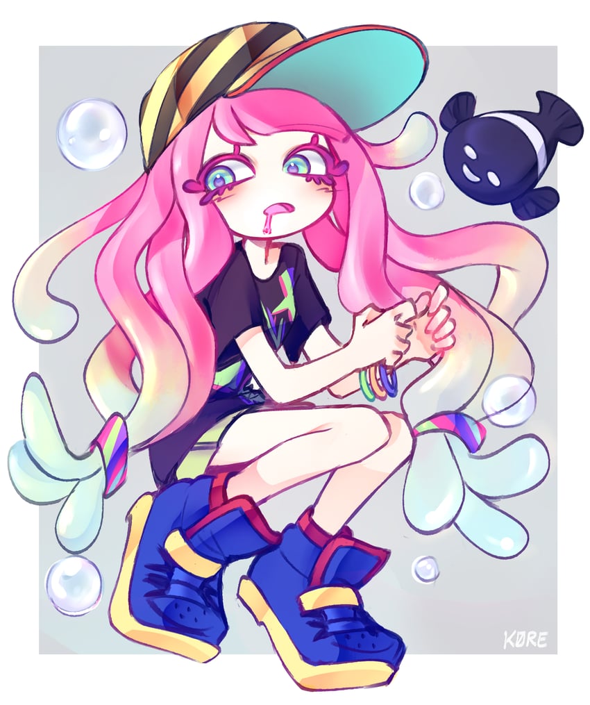 harmony (splatoon and 1 more) drawn by k0re_drawings