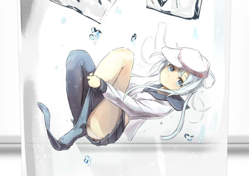 hibiki and verniy (kantai collection) drawn by gedou_(shigure_seishin)