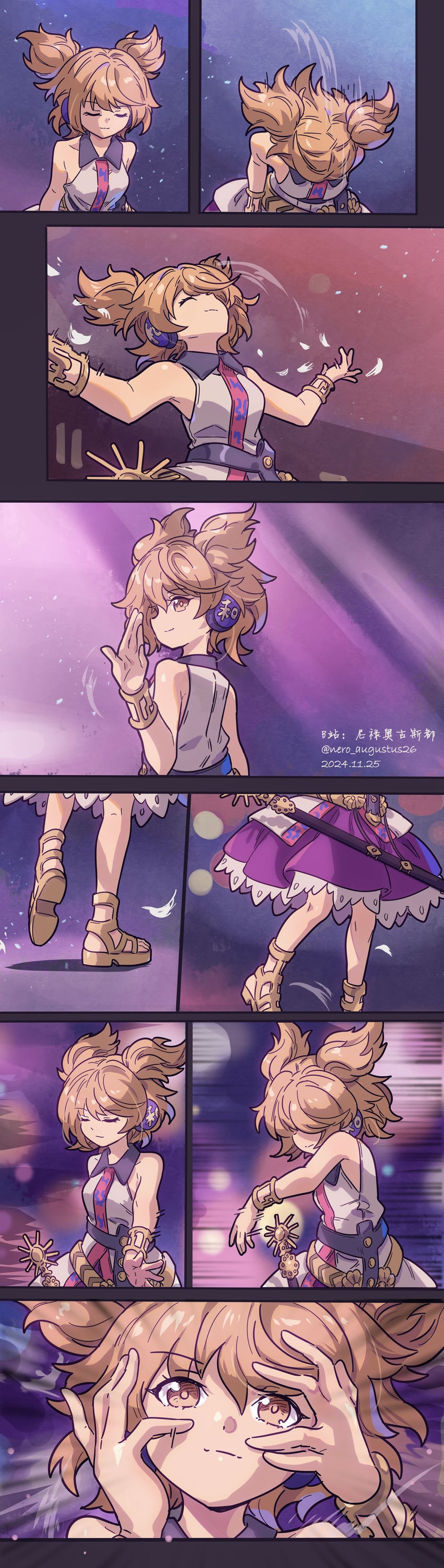 toyosatomimi no miko and manon legrand (touhou and 2 more) drawn by nero_augustus