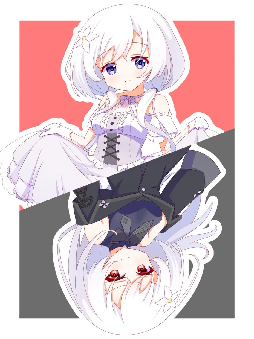 sasaki ran, toki kureha, and shiozaki suzume (assault lily) drawn by ri_(pikatexiu_106)