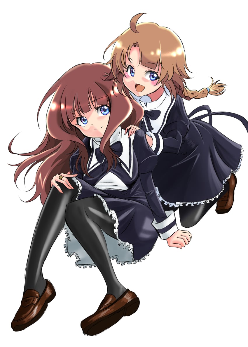 kaede johan nouvel and futagawa fumi (assault lily) drawn by touka_(touka_lv4)