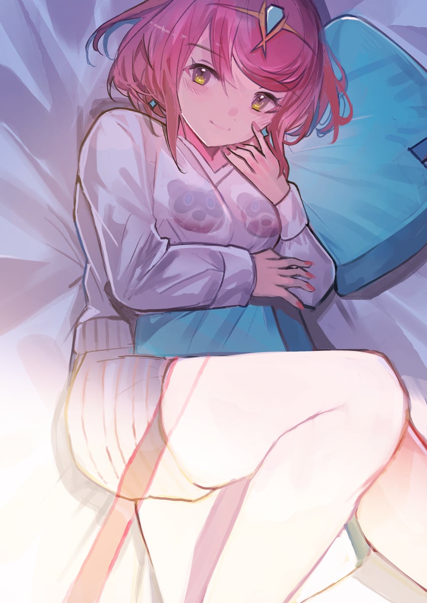 pyra (xenoblade chronicles and 1 more) drawn by tarbo_(exxxpiation)