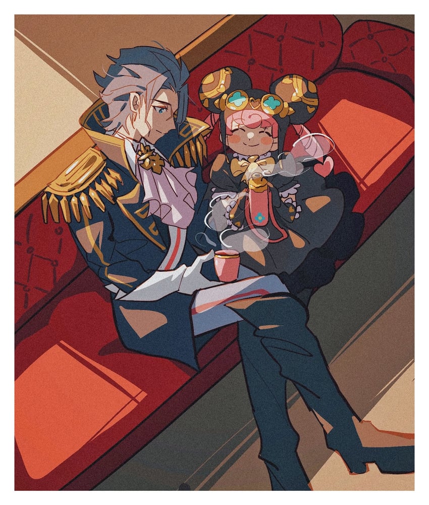 barok van zieks and iris wilson (ace attorney and 1 more) drawn by grgrton