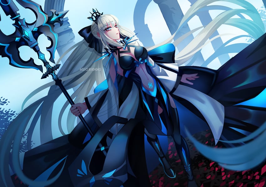 morgan le fay (fate and 1 more) drawn by sigriddis