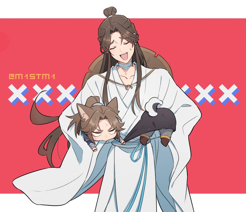 xie lian, fu yao, and nan feng (tianguan cifu) drawn by m1stm1