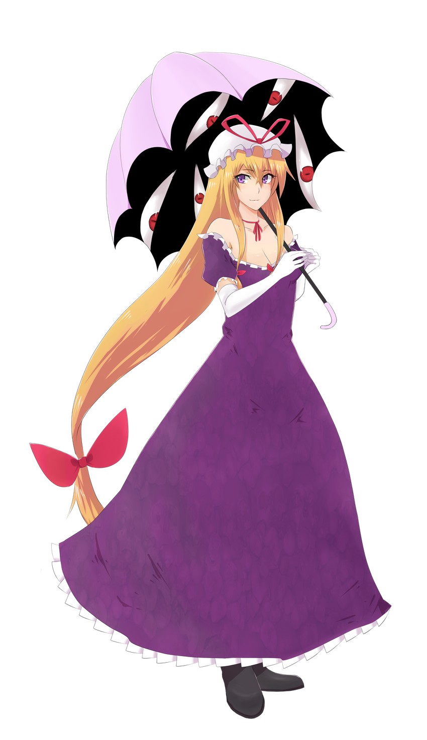 yakumo yukari and pride (touhou and 1 more) drawn by jont