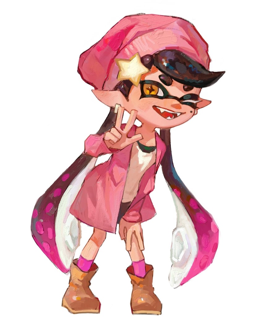 callie (splatoon and 1 more) drawn by miko_(15476997)