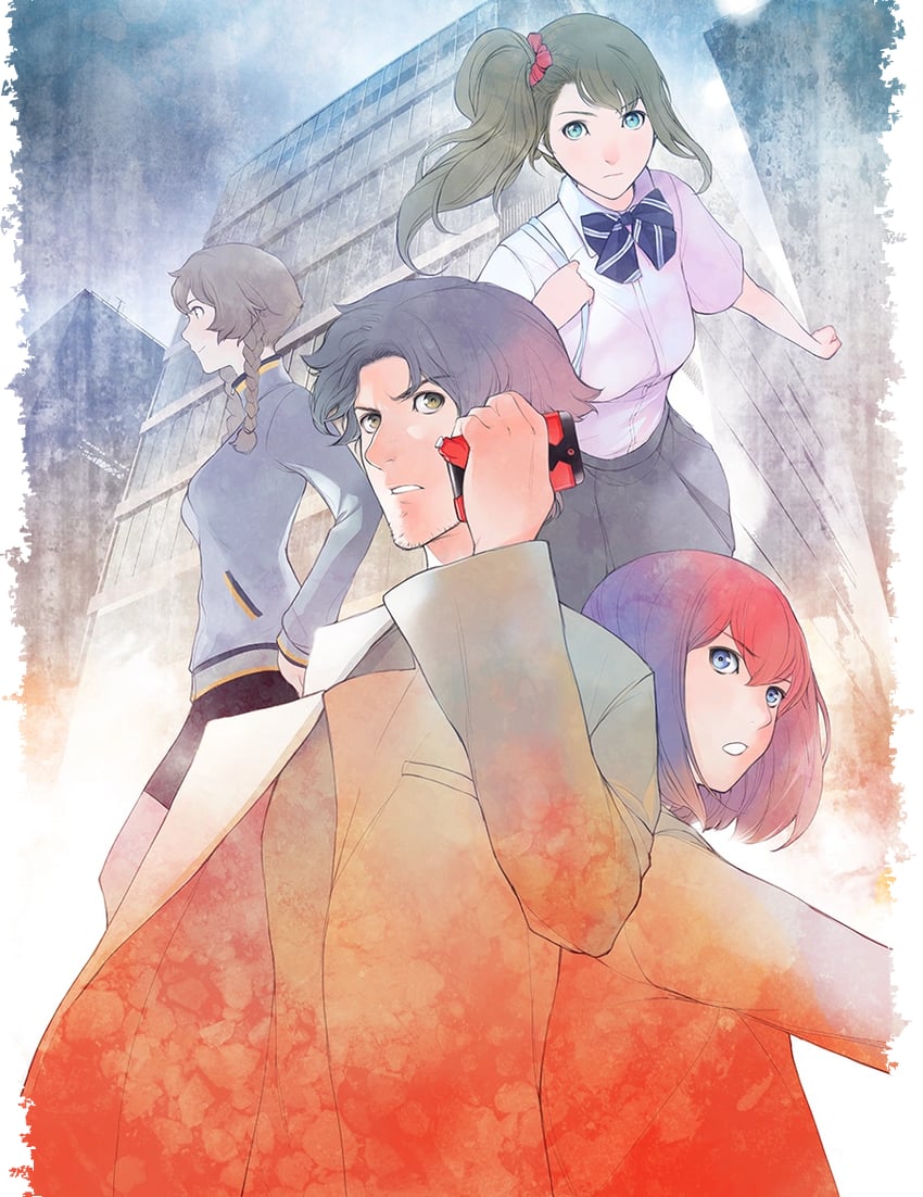 makise kurisu, okabe rintarou, amane suzuha, and tennouji nae (steins;gate and 1 more) drawn by yoshida_tadasu