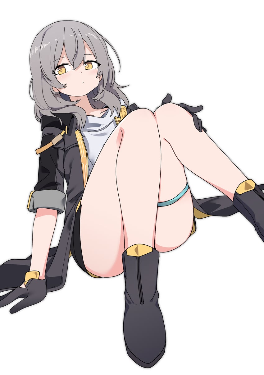 trailblazer and stelle (honkai and 1 more) drawn by luke_(dydansgur)