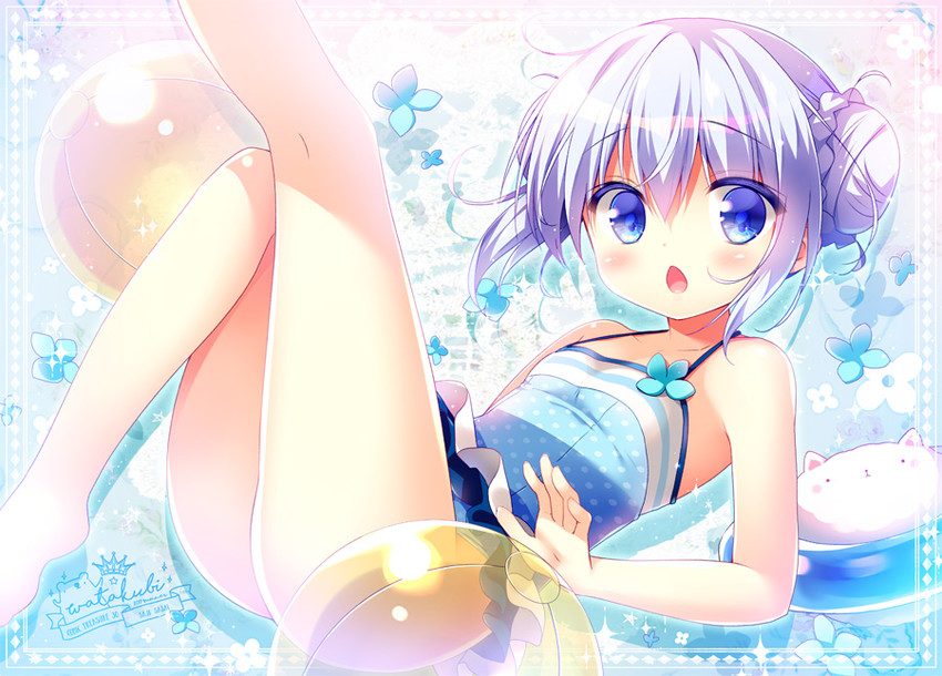 kafuu chino and tippy (gochuumon wa usagi desu ka?) drawn by sasai_saji
